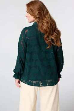 Doorschijnende blouse