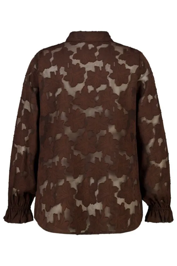 Doorschijnende blouse
