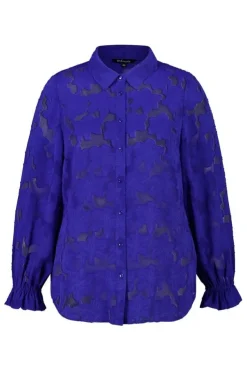 Doorschijnende blouse
