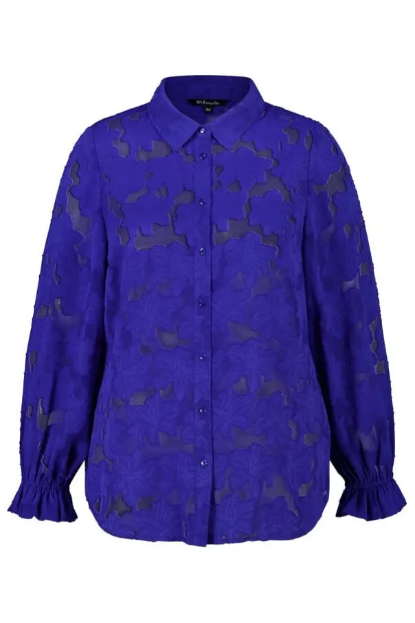 Doorschijnende blouse