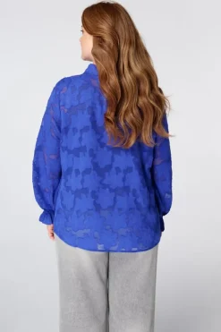 Doorschijnende blouse