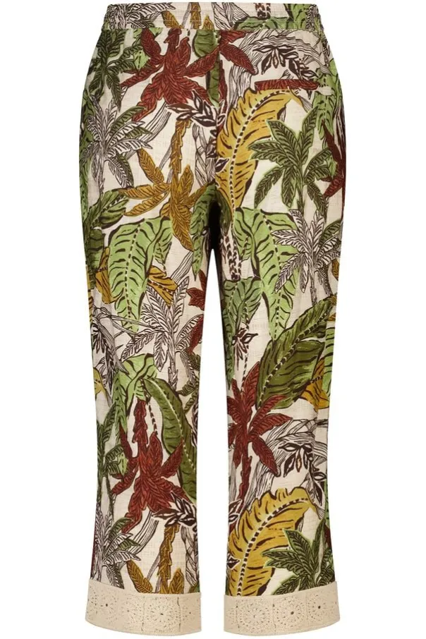 Driekwart broek met print