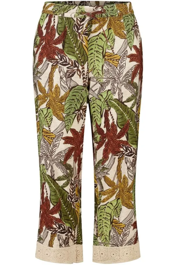 Driekwart broek met print