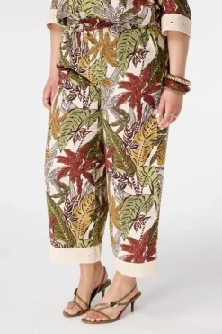 Driekwart broek met print
