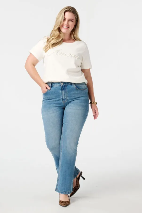 Flared leg jeans JASMIN