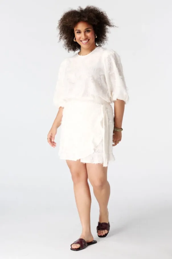 Fluffy overslag skort