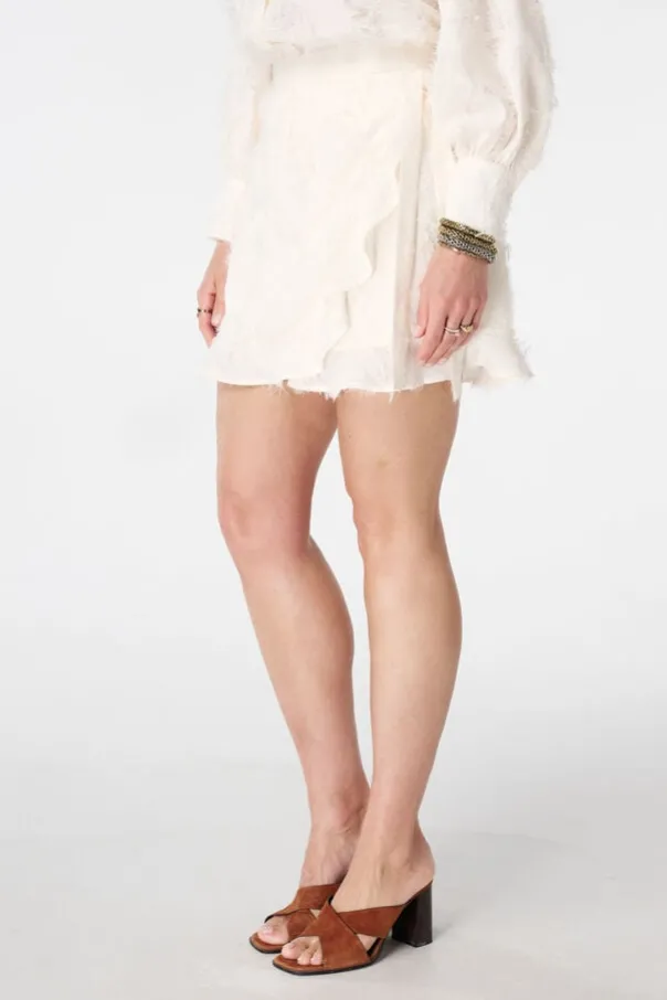 Fluffy overslag skort