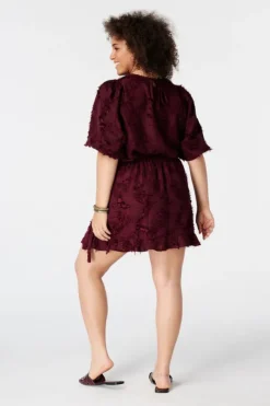 Fluffy overslag skort