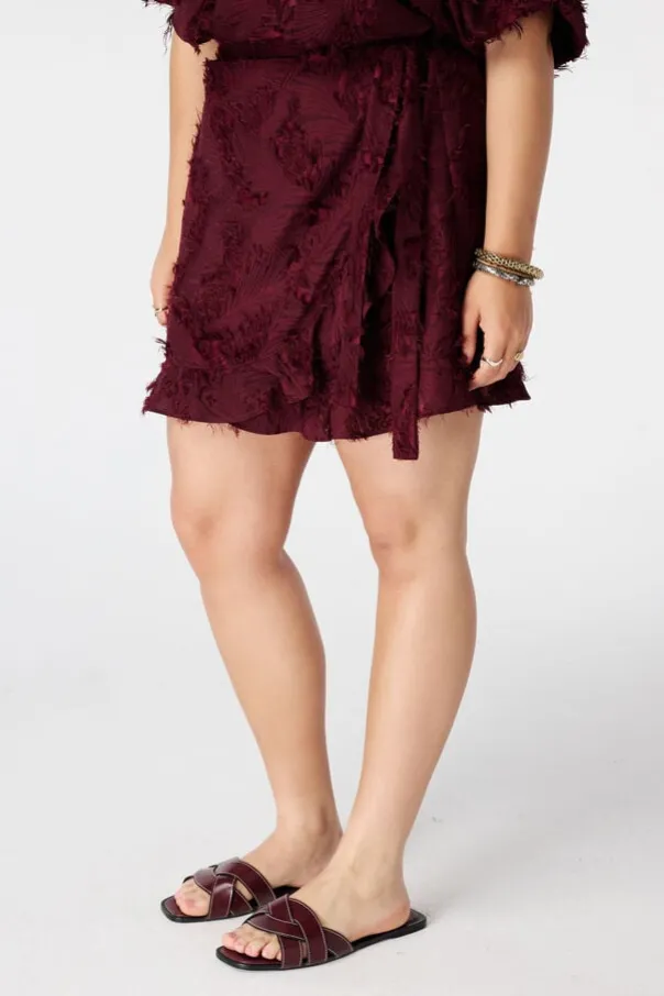 Fluffy overslag skort