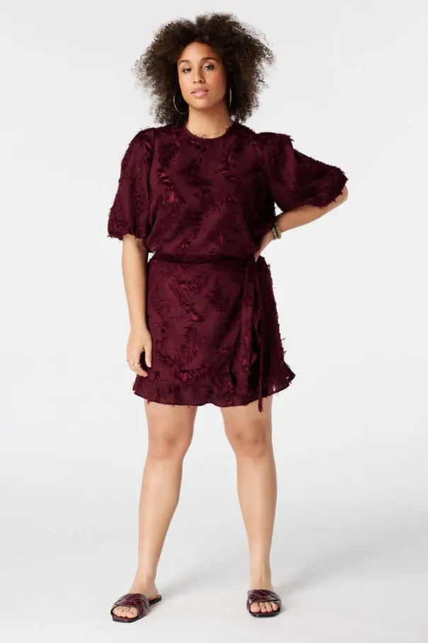 Fluffy overslag skort