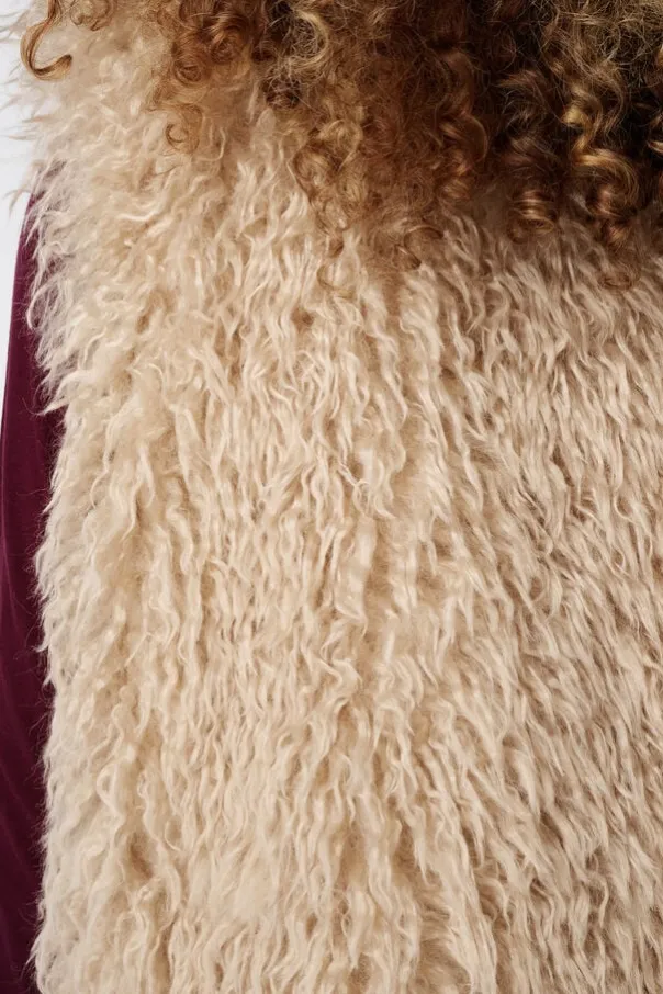 Fuzzy gilet