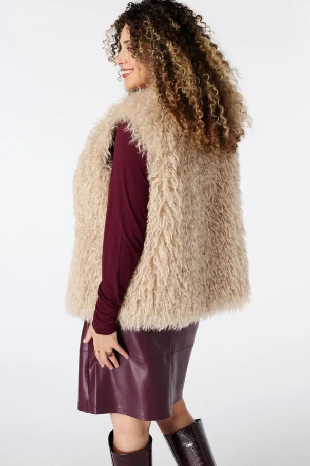Fuzzy gilet