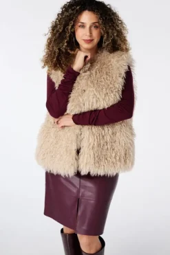 Fuzzy gilet