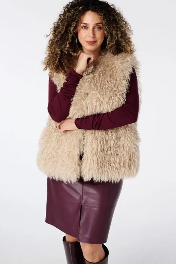 Fuzzy gilet