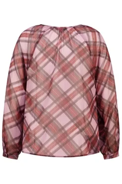 Geruite blouse