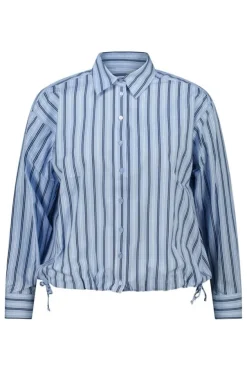 Gestreepte ballon blouse