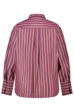 Gestreepte blouse met parels