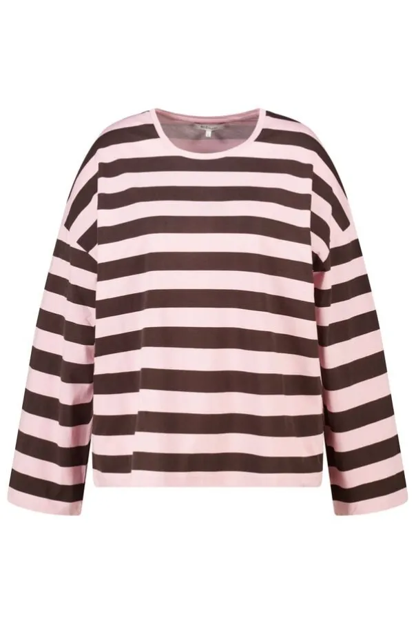Gestreepte lange mouwen top