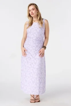 Jaqcuard maxi jurk