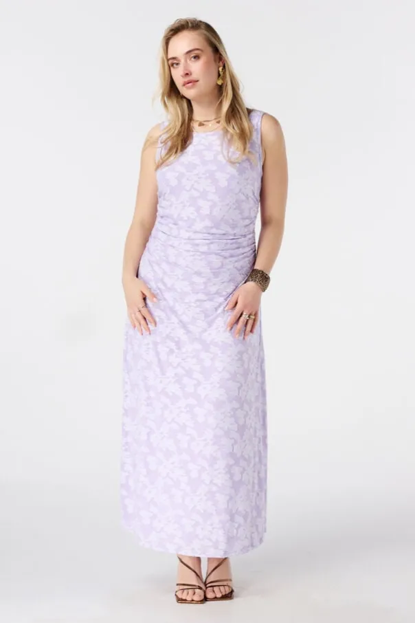 Jaqcuard maxi jurk