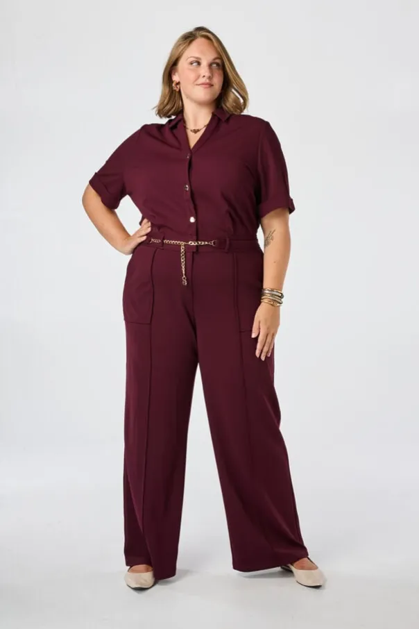 Jumpsuit met ceintuur