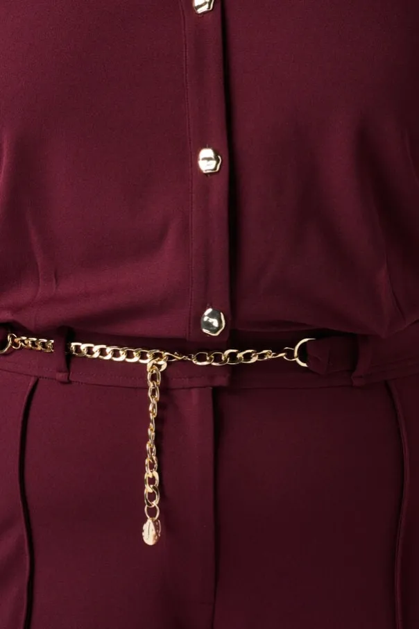 Jumpsuit met ceintuur