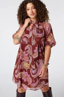 Jurk met paisley print