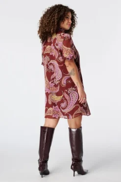 Jurk met paisley print