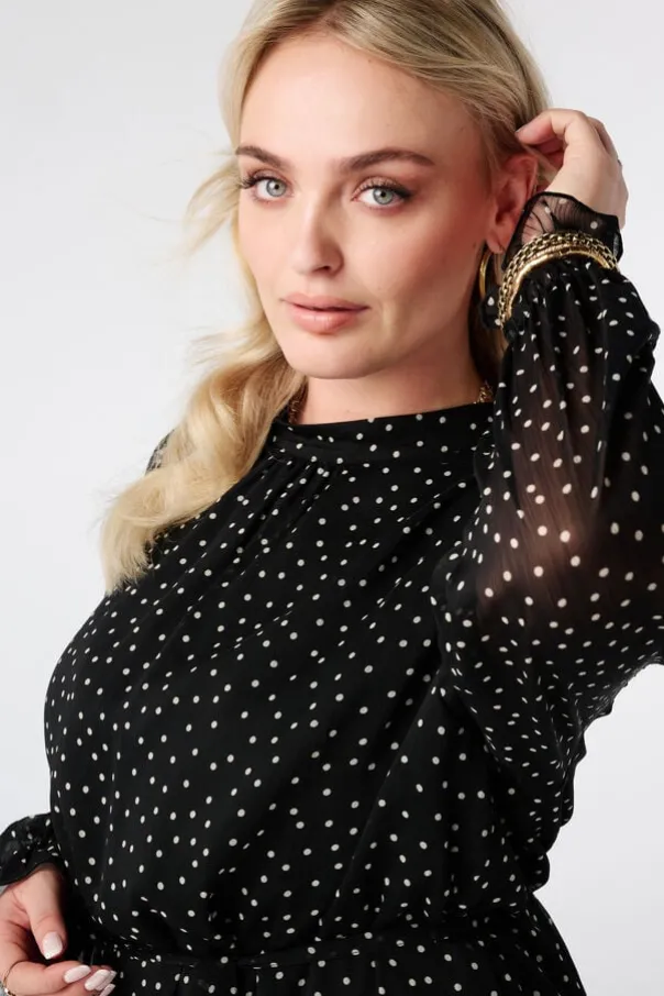 Jurk met polka dot