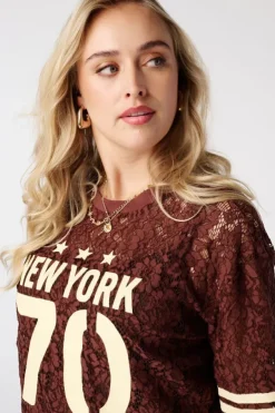 Kanten top in jersey look