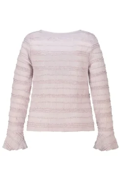 Kanten top met ruffles