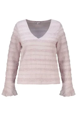 Kanten top met ruffles