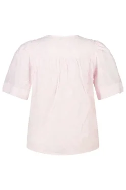 Katoenen blouse met borduursel