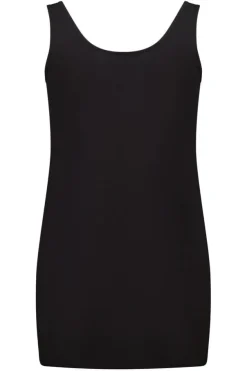 Katoenen extra lange singlet