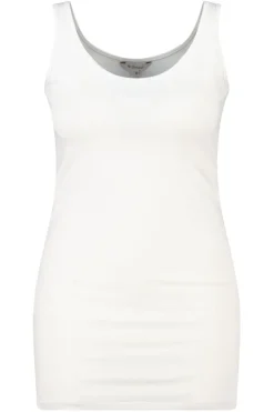 Katoenen extra lange singlet