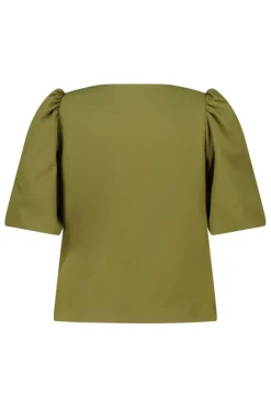 Korte blazer met pofmouw