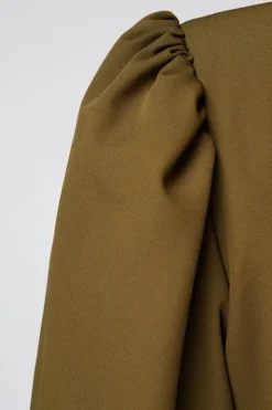 Korte blazer met pofmouw