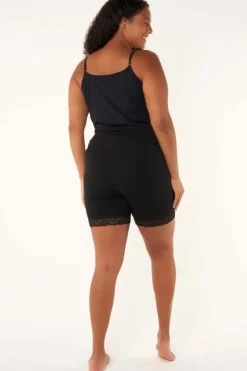 Korte legging met kant