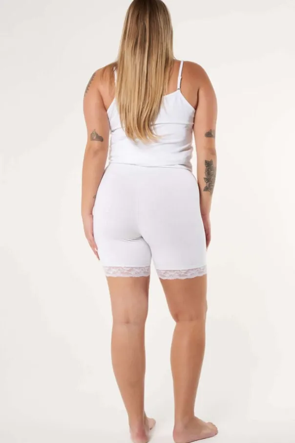 Korte legging met kant