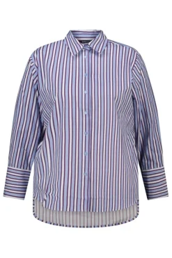 Lange gestreepte blouse