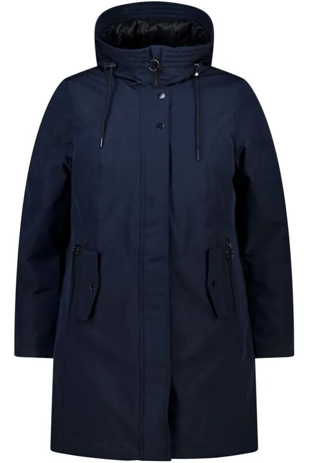 Lange waterafstotende jas