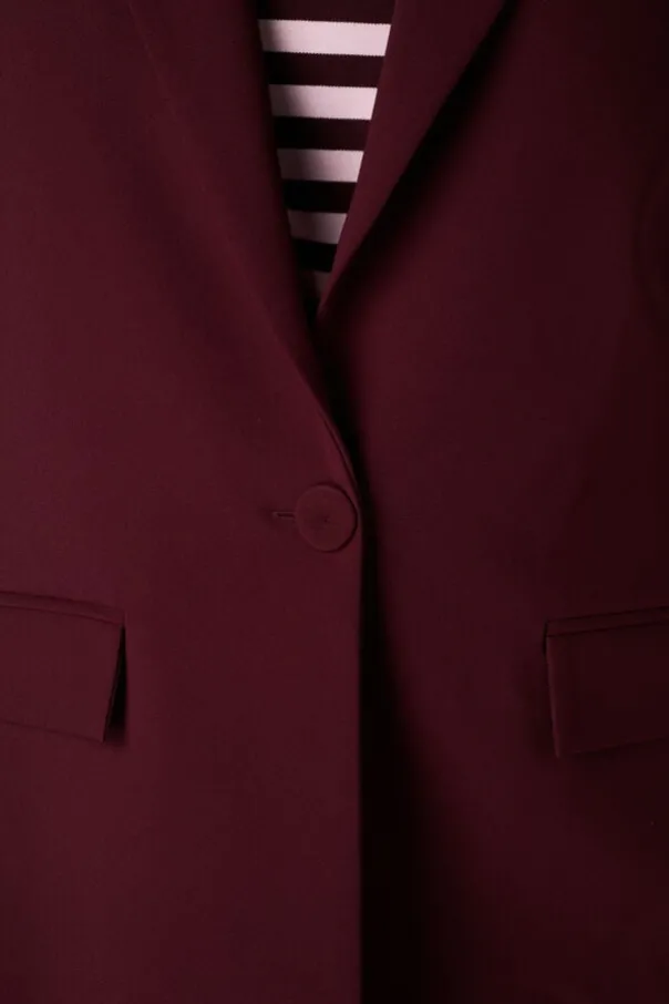 Lang gilet met knoopsluiting