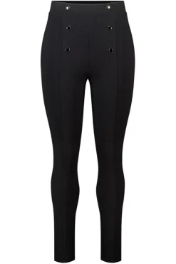 Legging met sierknopen