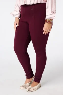 Legging met sierknopen