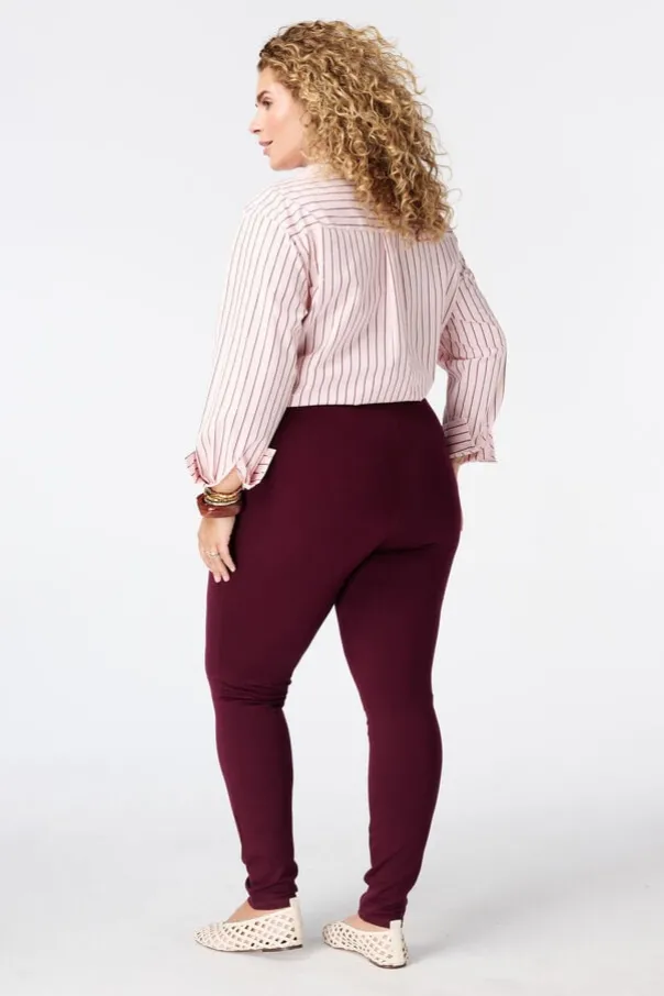 Legging met sierknopen
