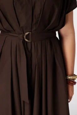 Maxi jurk met ceintuur