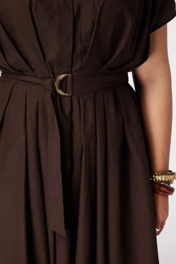 Maxi jurk met ceintuur