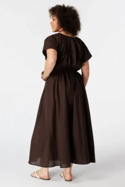 Maxi jurk met ceintuur