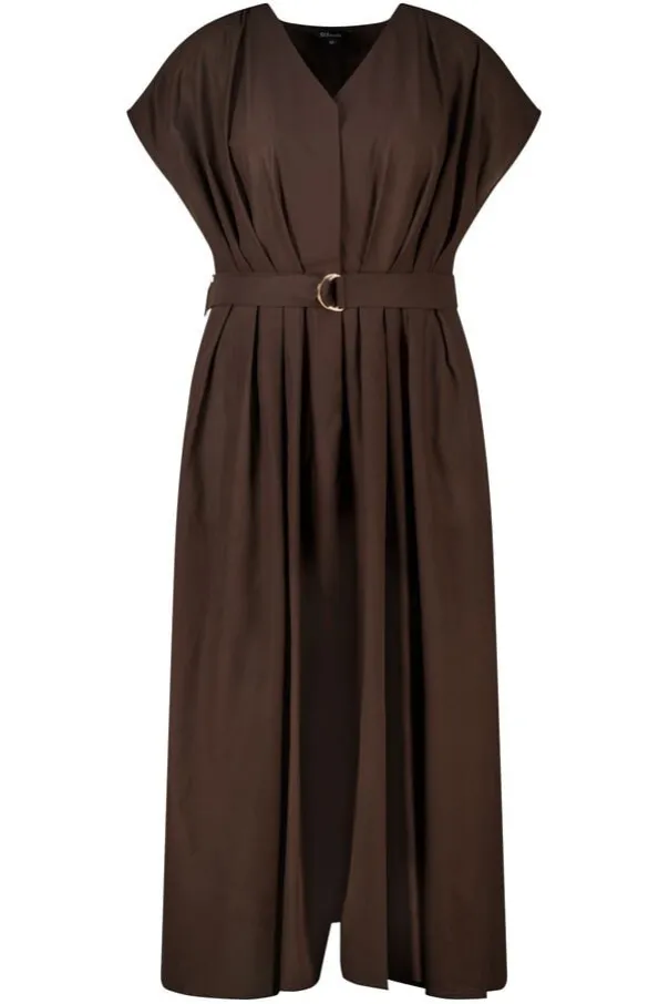 Maxi jurk met ceintuur