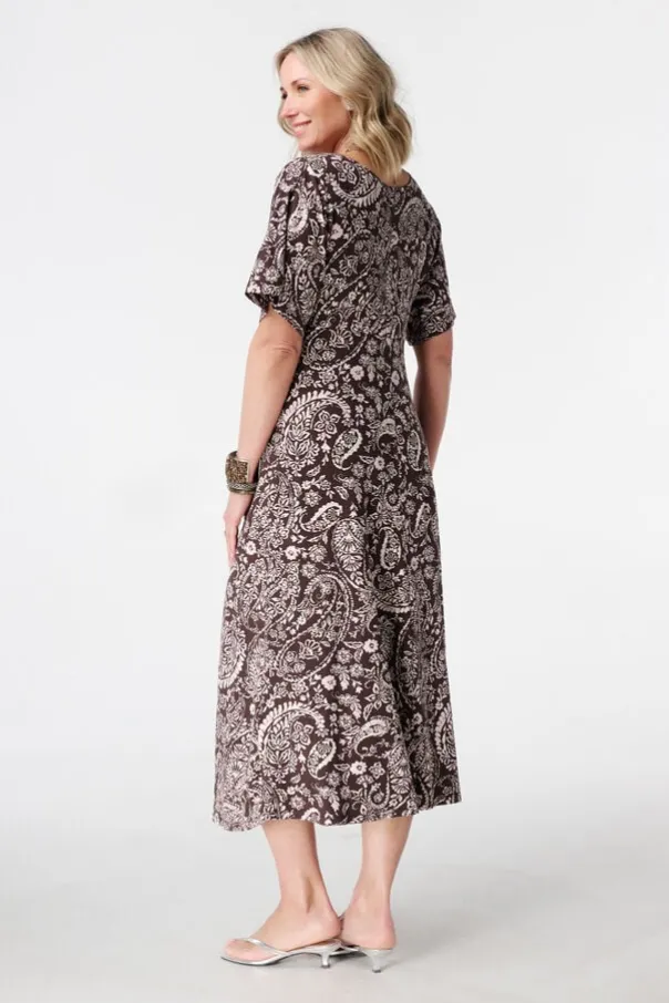 Maxi jurk met print